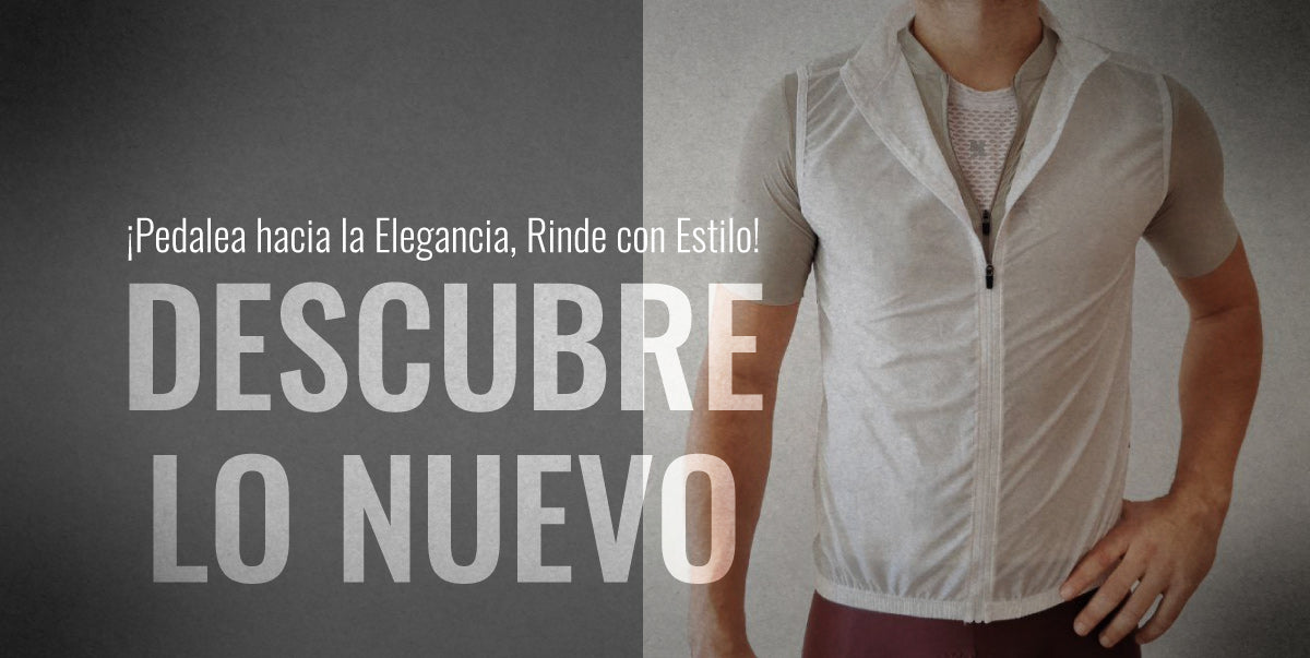 Banner sobre la nueva coleccion de ropa deportiva de ciclismo