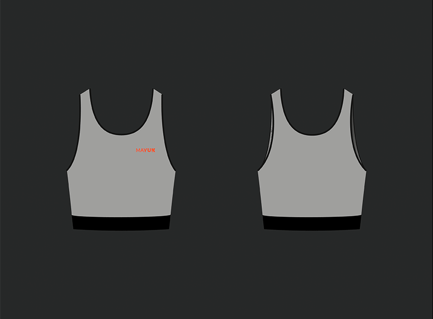 Top mujer running-trail personalizado