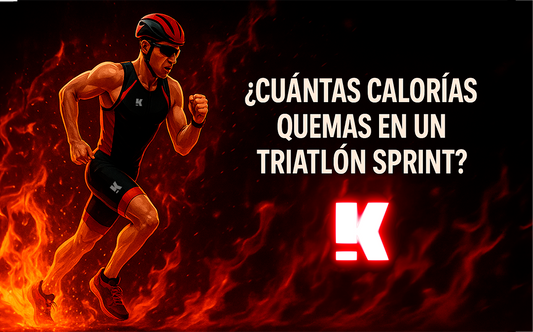 ¿Cuántas calorías quemas en un triatlón sprint?