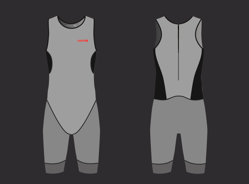 Mono triatlón sin mangas personalizado