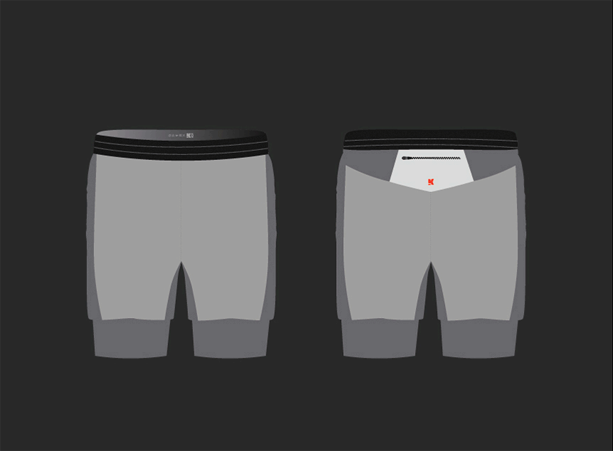 Pantalón corto running-trail personalizado
